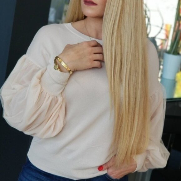 CHIC DOLLZ balloon sleeved Blouse - Picture 1 of 8